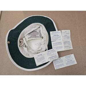 TILLEY Vintage Wanderer Hat Natural Green CANVAS DUCK HAT